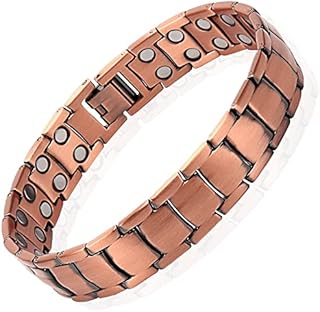 Copper Bracelet For Men Magnetic Therapy Bracelets Pain Relief For Arthritis And Tennis by Iconshops