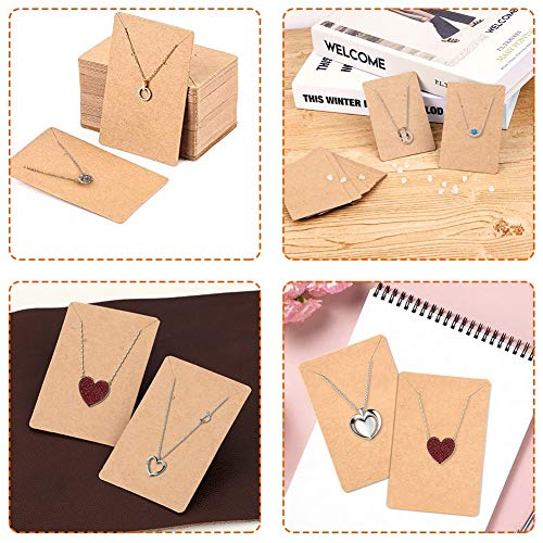 Anezus AEC-01 Earring Cards, Anezus 100 Pcs Earring Display Cards Earring Holder Cards thumb #5