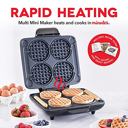 Dash Multi Mini Waffle Maker Four Waffle, Multi Mini Waffle Maker