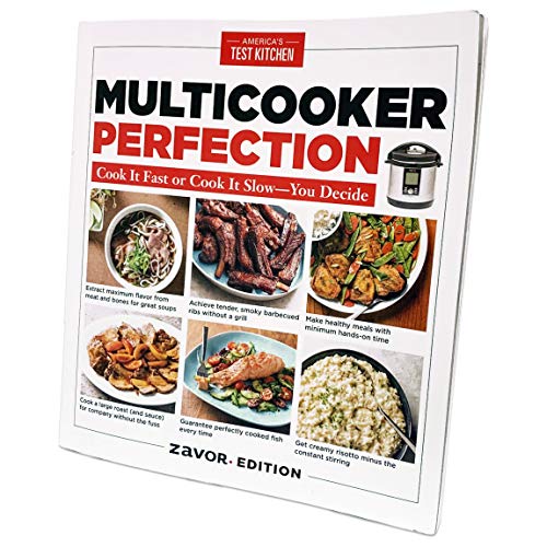 Zavor LUX LCD 8 Quart Multi-cooker with America's Test Kitchen Multicooker Perfection Cookbook, Stainless Steel