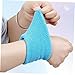 Anneome 2pairs Elastic Wrist Sweatbands for Sports Breathable Absorbent Wrist Guards for Golf Tennis Basketball Running Comfortable Support for All Activities
