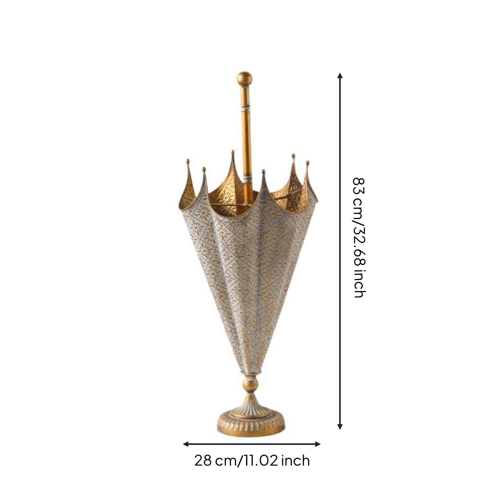 Baoblaze Soporte Decorativo para con Cuerpo Decoración Geométrica Estructura Duradera de Hierro Antiguo Adecuado para Organización del Hogar Sala