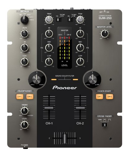 Mixer Pioneer DJM-250 K PIONEER DJM 250-K (black) mixer 2 canali professionale