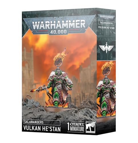 Warhammer 40K Salamanders Vulkan He'Stan GWS 55-58 miniatura 1