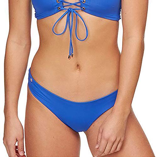 Maaji Sublime Reversible Signature Coverage Bikini Bottoms Pacific Blue SM