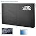 VIVO Flat Screen TV Cover Protector for 50 to 52 inch Screens, Universal, Outdoor, Weatherproof, Water Resistant, COVER-TV050B