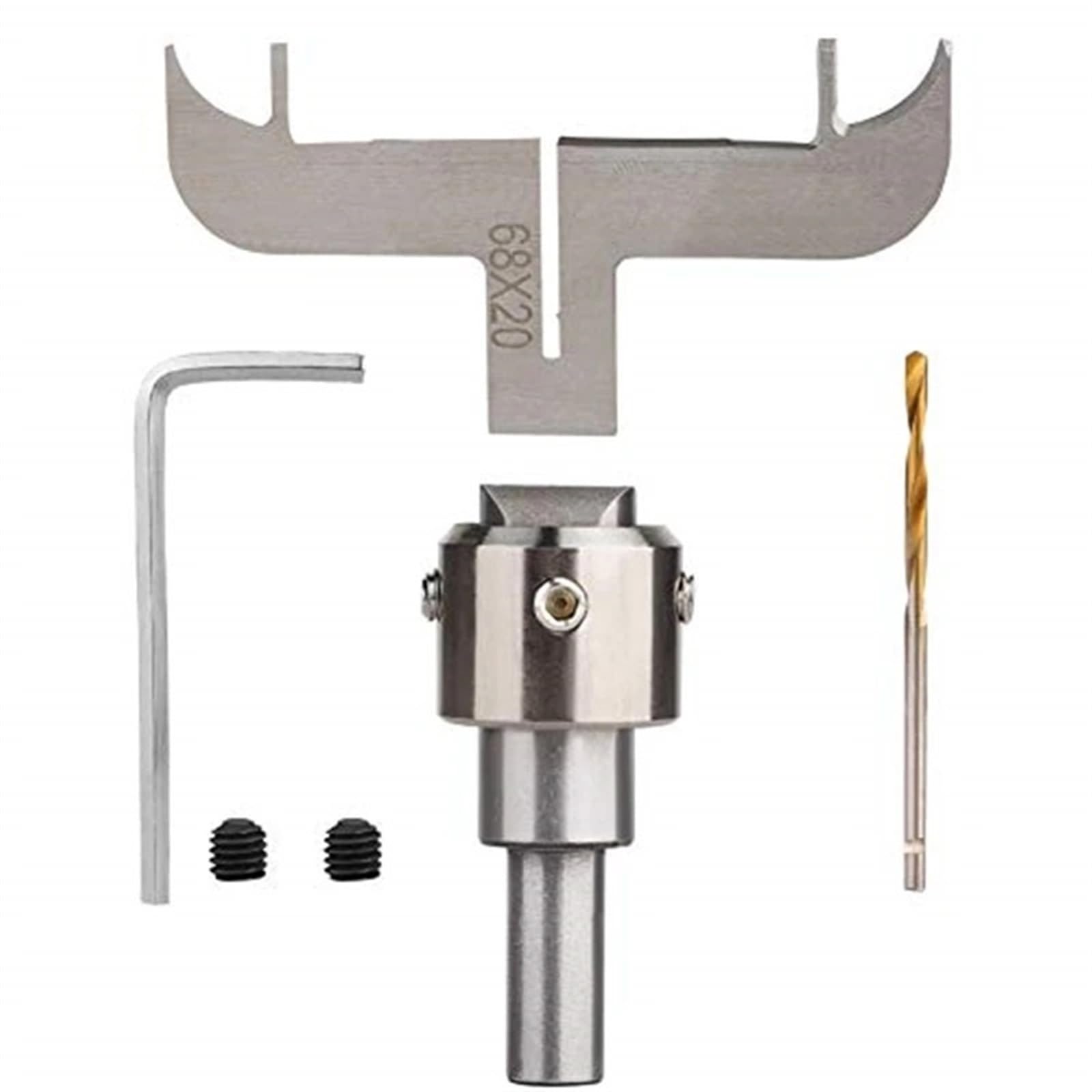 Fresadora de pulsera for carpintería, cuchillas de anillo, herramienta de taladro de madera de acero de alta velocidad for máquina CNC, broca enrutadora