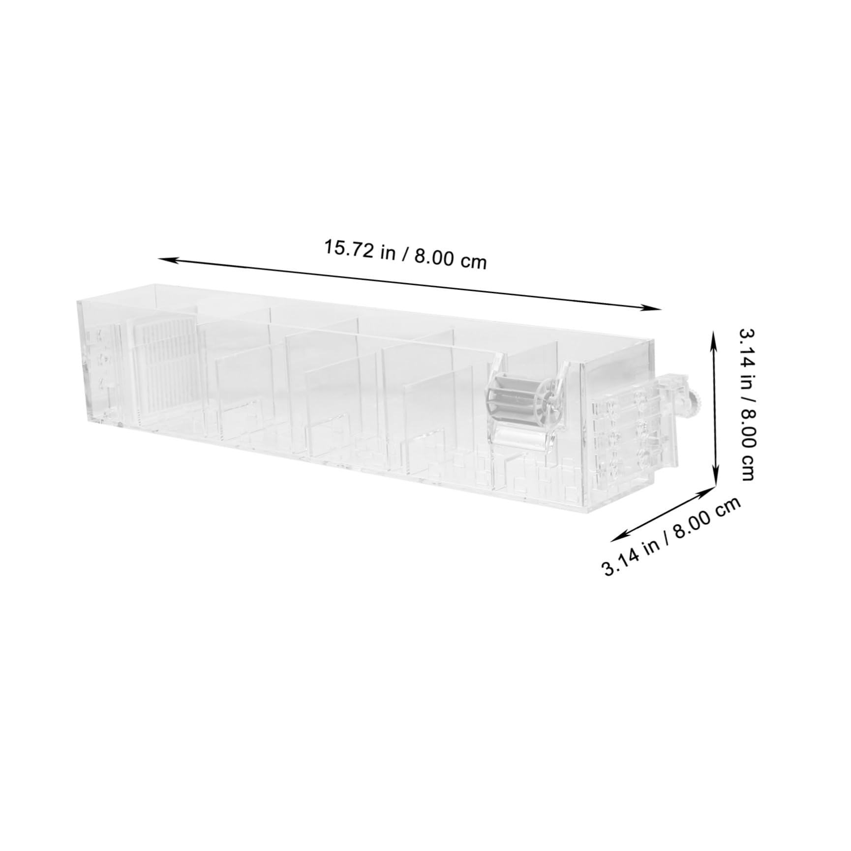 Hängefilterbox aus Acryl mit Pumpenfunktion und Ökologischem Wasserkreislauf Leiser Außenfilter für Aquarium mit Klarem Design und Einfachem Aufbau