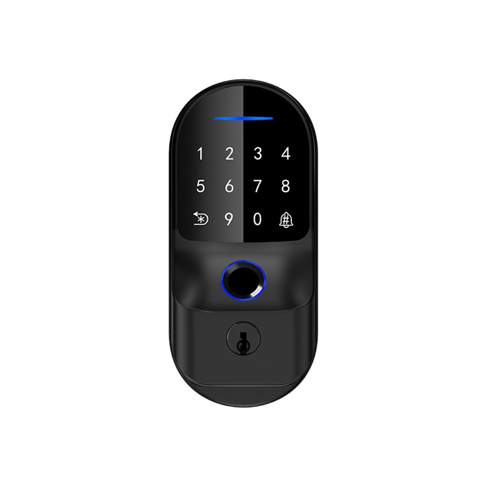 DIGNIFE Smart Door Lock, Indoor Wooden Door Deadbolt Smart Lock Fingerprint Password Card Entry(TY Bluetooth)