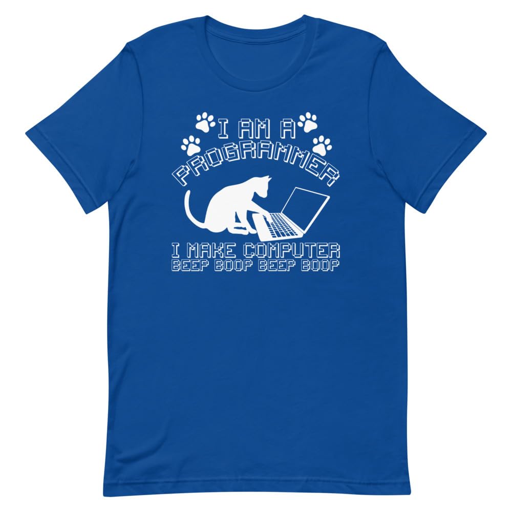 T-shirt pour chaton Computer Program Technologist en coton doux imprimé - 2