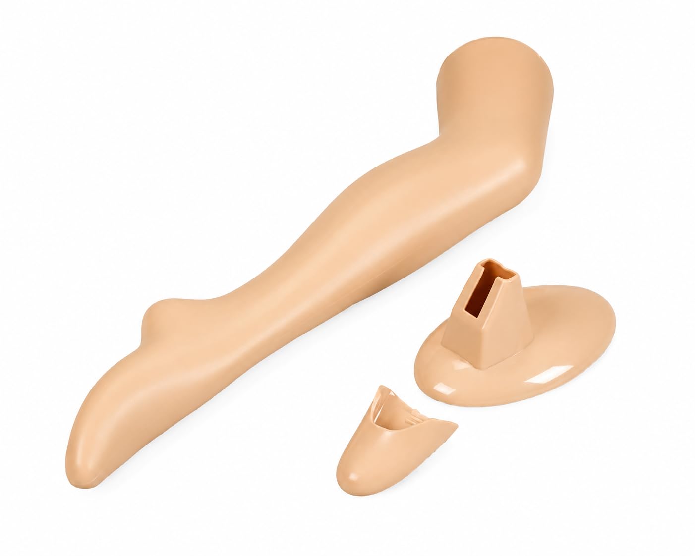 3er Set Dekobein Weiblich 74 cm Schaufensterpuppe Strumpfbein für Socken Präsentation mit Ständer