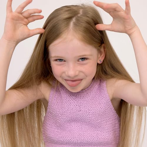 925 Sterling Silver Glittering Cherry Standard Push Back Earrings For Young Girls & Preteens - Small Fuchsia Cubic Zirconia Stone Cherry Earrings For Little Girls - Fruit Earrings For Chidren2