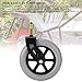 Wheelchair Accessories Absorber, PVC Solid Wheel Steel Bearing, Elderly People with Mobility Difficulties, Disabled Vehicles
