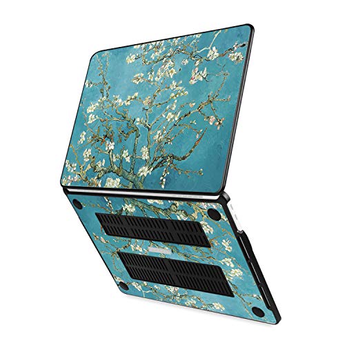 Fintie Protective Case for MacBook Pro 13 (2019 2018 2017 2016 Release) - PU Leather Coated Hard Cover for MacBook Pro 13 Inch A2159 A1989 A1706 A1708 with/Without Touch Bar & Touch ID, Blossom