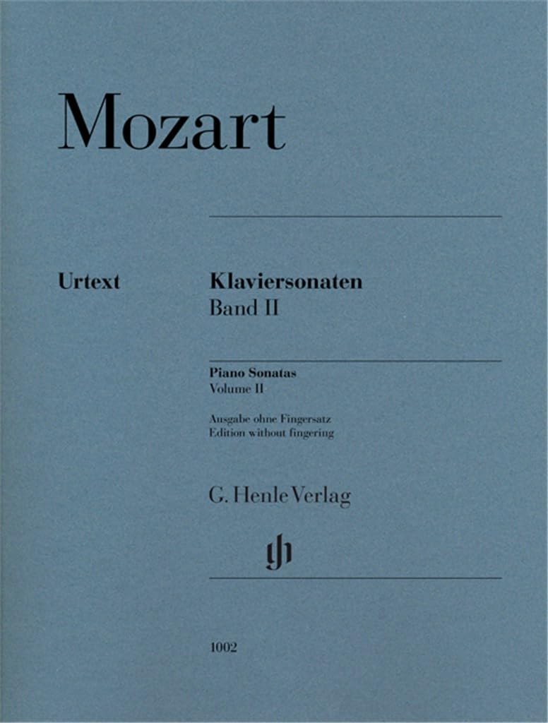 WOLFGANG AMADEUS MOZART : SONATAS POUR PIANO, VOLUME II - PIANO: Ausgabe ohne FS, Klavier zu zwei Händen; ; Tasteninstrumente; Klavier; Ausgabe ohne Fingersatz;