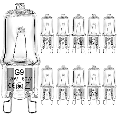 Lacnooe G9 Halogen Bulb 60W 120V Cover