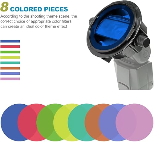 Miniatura 5 de LENSGO - Juego de difusor de flash de iluminación fotográfica, kit de flash profesional modificador de difusor de flash, cúpula de difusión para