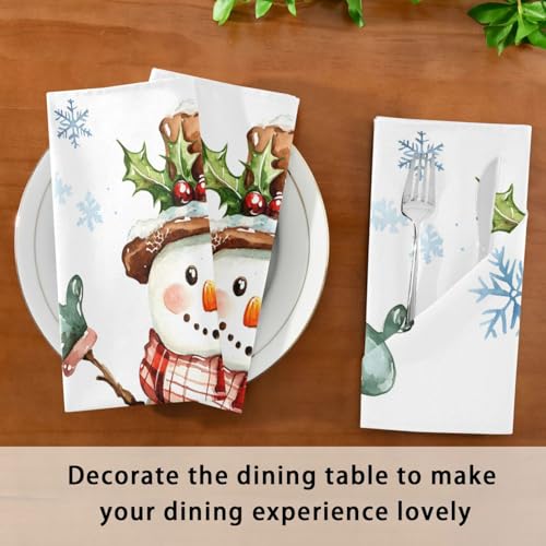 Servilletas de tela Navidad multicolor set x6 20x20 in miniatura 7