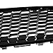 G-PLUS Front Bumper Upper Grille Compatible with Ford Focus S & SE 2015-2018 Replace for F1EZ-8200A, F1EZ-8200B Mesh Grill Honeycomb Style Black