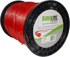 Fio de nylon redondo 2,7 mm x 360 metros para aparadores e roçadeiras - HD PRO - Duraline