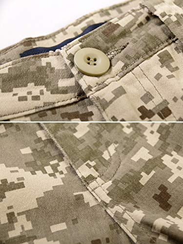 Aeslech Pantaloncini Donna Mimetici Militari 6