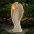 Ovewios Angel Figurine, Large Angel Garden Statues Outdoor with Butterfly Solar LED Lights Lawn Decorations Yard Ornament Sculptural for Outside Patio Decor, Angel Gardening Gifts