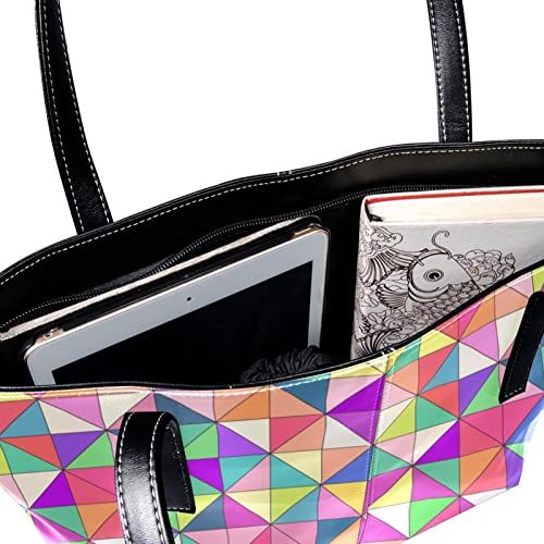 Cabas moderne multicolore idéal pour le travail et les sorties - 5