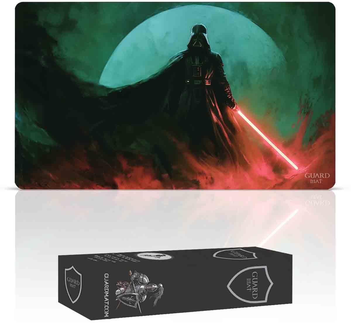 Darth Vader (Bordi Cuciti) - Tappetino per Carte Magic - Tappeto per Gioco - Playmat Compatibile con MTG, Signore degli Anelli, TCG, Gioco di Carte