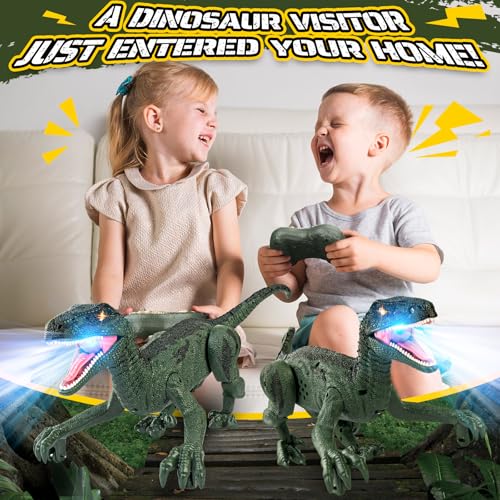 Dinosaur Toys for Kids, 2.4GHz Remote Control Dinosaur with Walking - image 5
