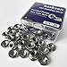 Sasksen 1/4-20 Serrated Flange Hex Lock Nuts, 80PCS 304 (A2-70) Stainless Steel Locknuts,Plain Finish, UNC Nuts Fasteners, Replacement Nut for Industrial & Home Use