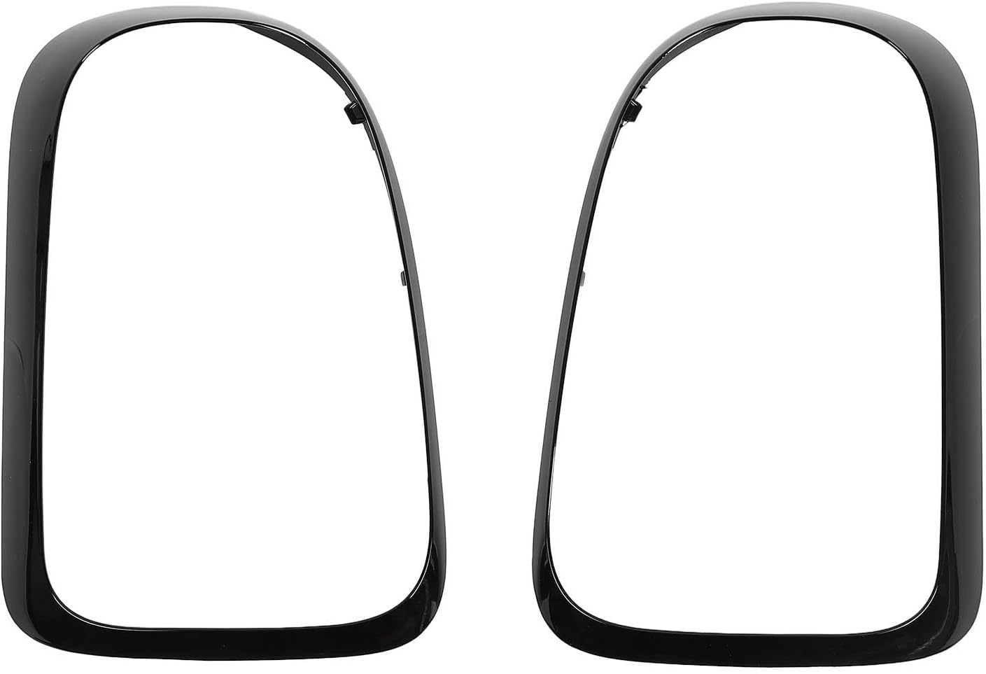 Xtevu Tail Lamp Frame Bezel、 F60 2016 〜2019と互換性のあるリアランプトリム、ランプカバープ