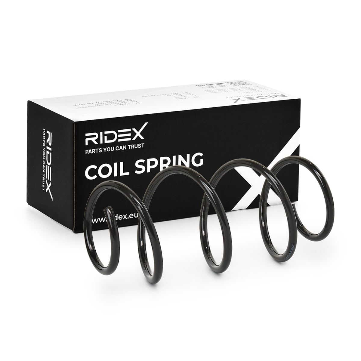 RIDEX 188C0042 2x Ressort de suspension Avant Compatible avec RENAULT Laguna 2 5 portes BG, BG0/1