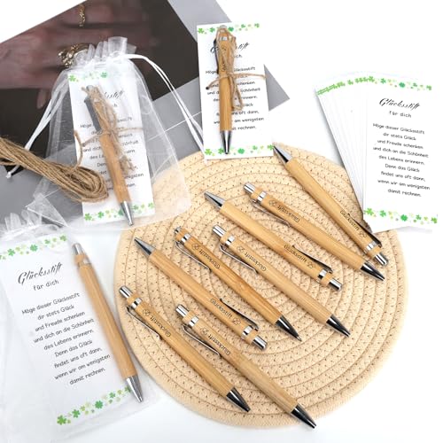 GADITIEK 24 Sets Glücksstift Kugelschreiber Geschenke für Kollegen, Dankeschön Geschenke, Abschiedsgeschenk Kollegen, Kleine Geschenke für Kollegen, Arbeitskollegin Geschenk, Danke Erzieherin Geschenk