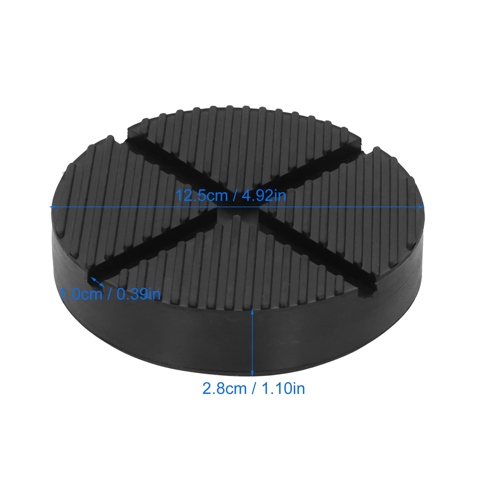 ANKROYU 125mm Jack Pad, Rubber Pad Universal Jack Pad Adapter, Frame Rail Protector, Floor Jack Pad Adapter for Jack Stand and Floor Jack