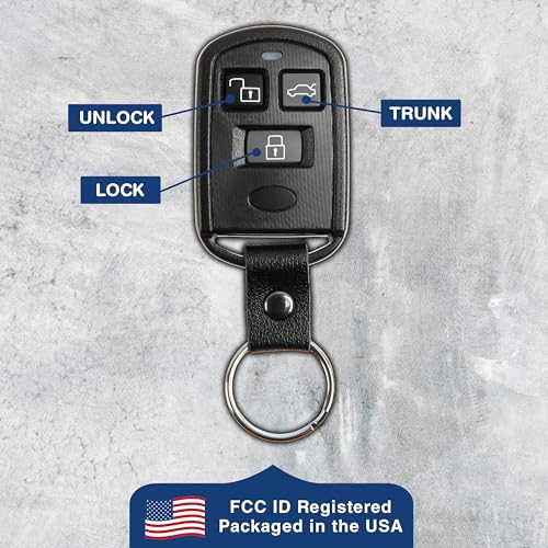 Télécommande de voiture pour Sonata et Accent, lot de 2 clé bip KeylessOption