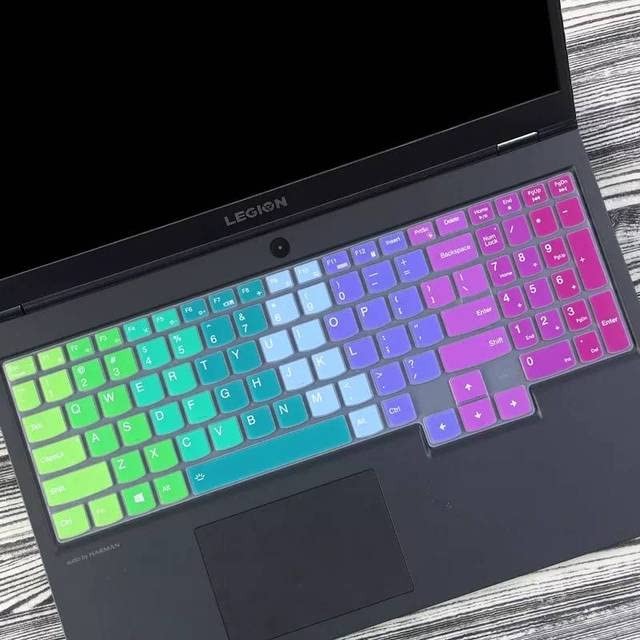 COMPUAE - For LENOVOs Legion Y9000X Y9000K R9000P R9000K R9000X 2022 2021 R Y 9000 X K P 9000P 16 inch Silicone laptop keyboard cover skin (Rainbows)