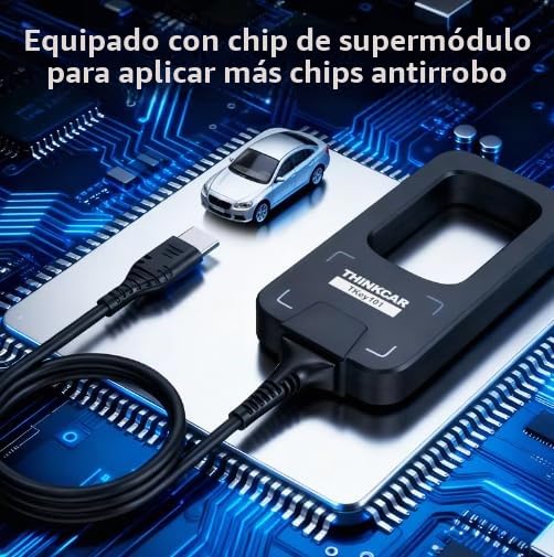 TKEY 101 - Equipo programador universal de llaves de coche con 6 llaves remotas compatibles con sistemas antirrobo