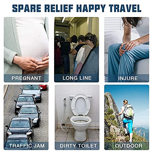 Female Urinals Portable Pee Cup for Women,Foolproof Female Urination Device Women Pee Funnel Allows Women to Pee Standing Up,The Womens Urinal is Ideal for Camping,Hiking,Outdoor Activities（Blue) - Thumbnail 5