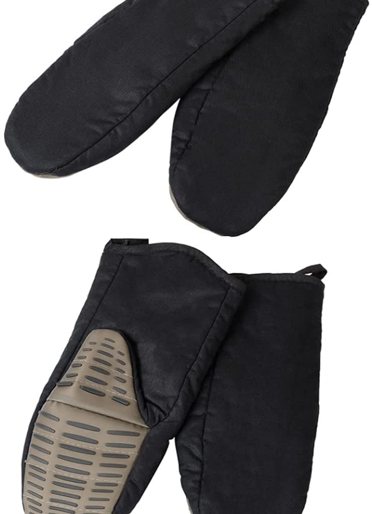 Manoplas Horno, Guantes De Silicona Y Algodón para Horno, Antideslizantes, Resistentes A Altas Temperaturas, para Cocinar Barbacoas, Hornear, Asar, Microondas, 2 Uds Cocinar Barbacoa