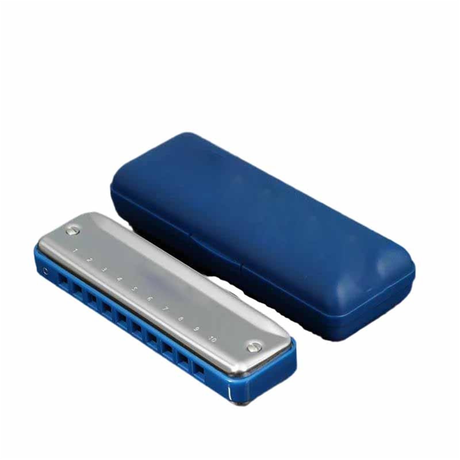 Armonica Armonica Blues A 10 Fori In Tonalità Di Do Maggiore Scala Diatonica Con Pettine In Plastica Grigia