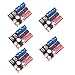 senzooe ZK-5AD 5AD 5A Motor Drive Controller Board Module Dual H Bridge DC Stepper Module Speed Regulation Double-H Bridge Board Pack of 5