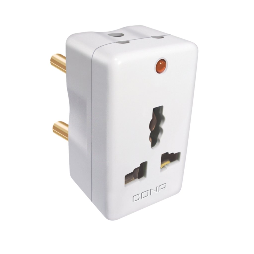 CONA Glossy 2071 3-Pin Multi Plug Adapter with Neon LED Indicator 6A/13A 240V, Pack of 3 (B0CLGRC3P7) Amazon Price History, Amazon Price Tracker