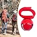 Pegciuho Noise Maker Dog Bell with for Hiking Travel Mountaineering, Red