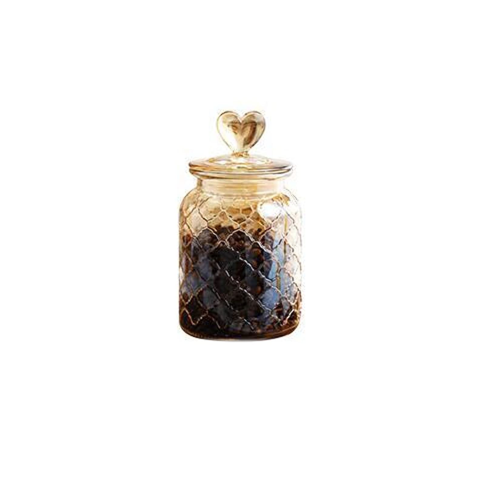 QINGGANGLING999 Kaffeedosen Glashaare Lagerflasche Großkapazität Transparente Deckel Kaffeebohne Getrocknete Obstlagerung Küchenwerkzeuge Kaffeedose Luftdicht