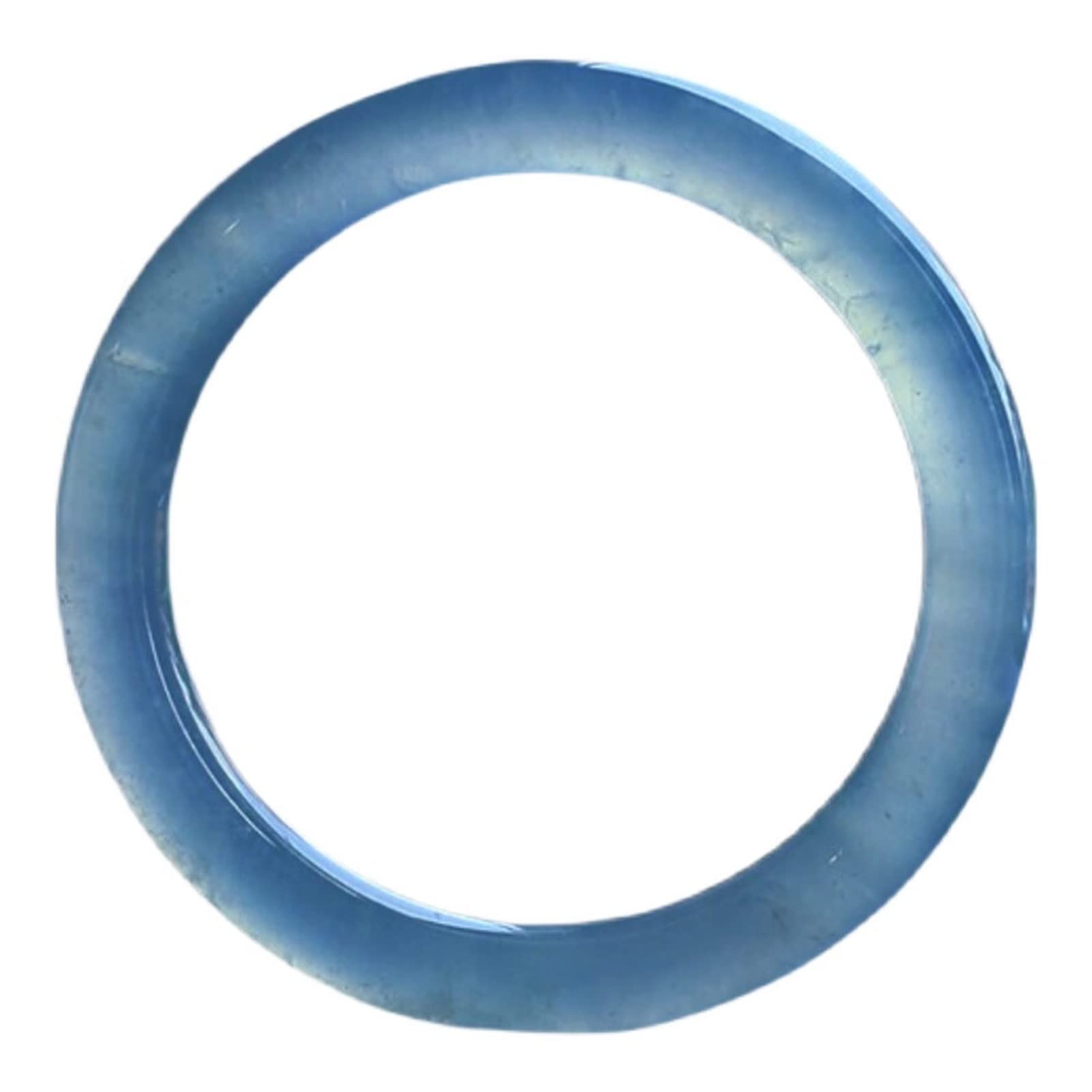 Bracciale di giadagiada,bracciali da Donna Bracciale Rigido in Giada for Donna Bracciale Rigido in giadeite Rotondo Sottile Blu Naturale Autentico con Certificato Regalo for Ragazza