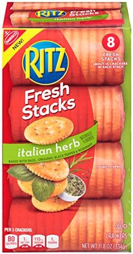 Ritz Italian Herb Crackers - Fresh Stacks, 11.8 Ounce (Pack of 6)