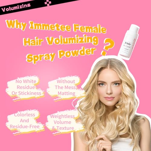Hair Volume Spray Powder, Hair Volumizing Dry Shampoo Powder For Women, Volume & Thickening Formula, Hair Styling Tool for Oily,Long,Short,Fine and Soft Hair, Instant Matte and Hair Root Lift - Image 3