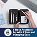 Brother ScanNCut DX Tool Set with Case CADXTLKTG, 6-Piece Craft Accessory Kit Including Spatula, Hook, Scraper, Precision Tweezers, Touch Pen and Zippered Case