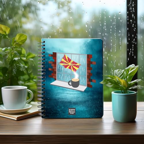 Carnet de notes Macedonia Coffee Rain contre le manque de papier au bureau lot de 20