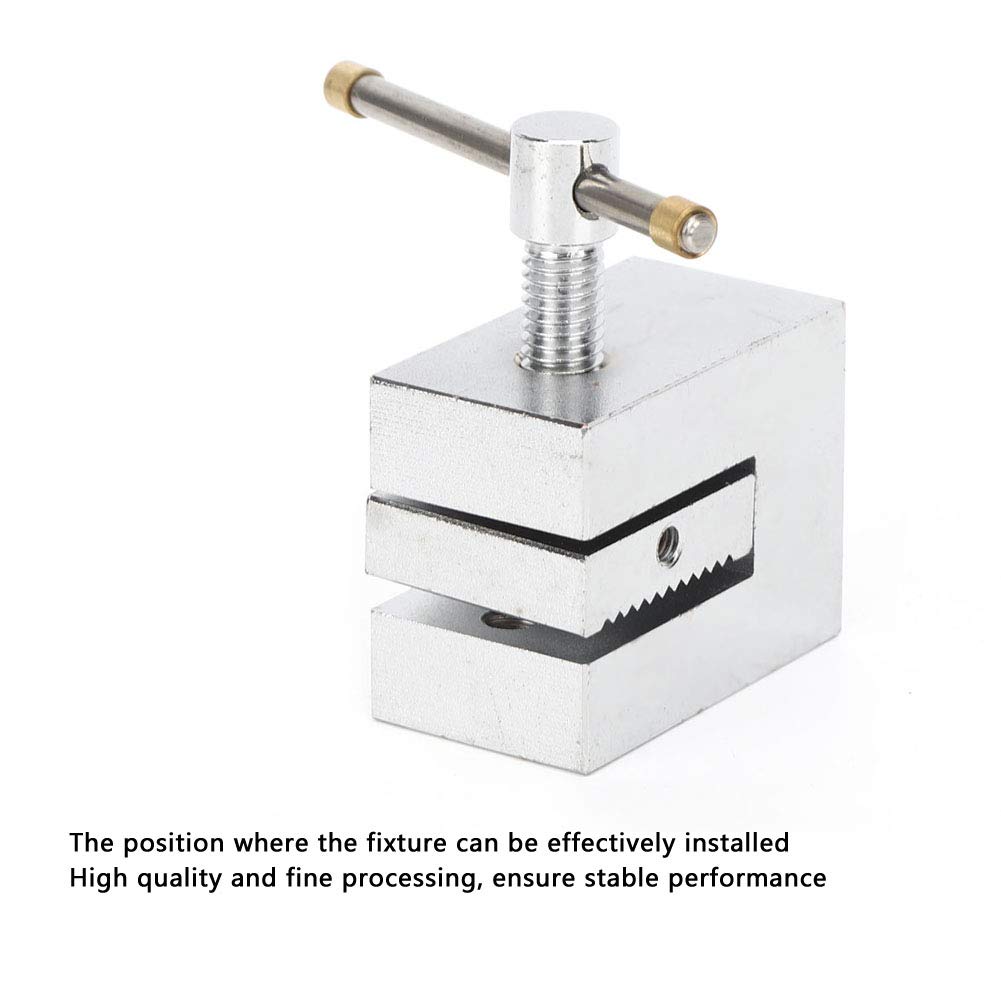 Fixation de Force Push-Pull 500N, Pince Droite à une Dent en Acier Inoxydable pour Testeur de Traction, Parfaite pour Tester la Force Traction sur Divers Câbles et Caoutchouc